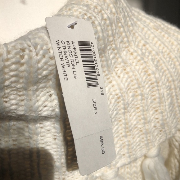 NWT Chico’s Winter White Sweater Gorgeous - Picture 5 of 6